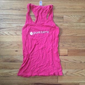 Pink Pure Barre tank top